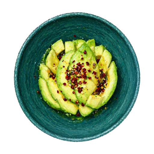 Avocat mariné épicé