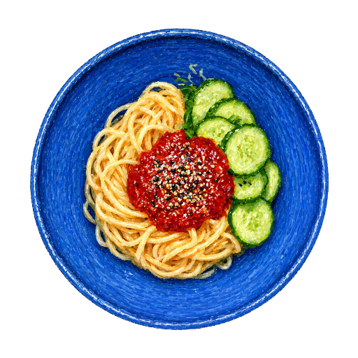 Bibim-guksu (nouilles froides coréennes)
